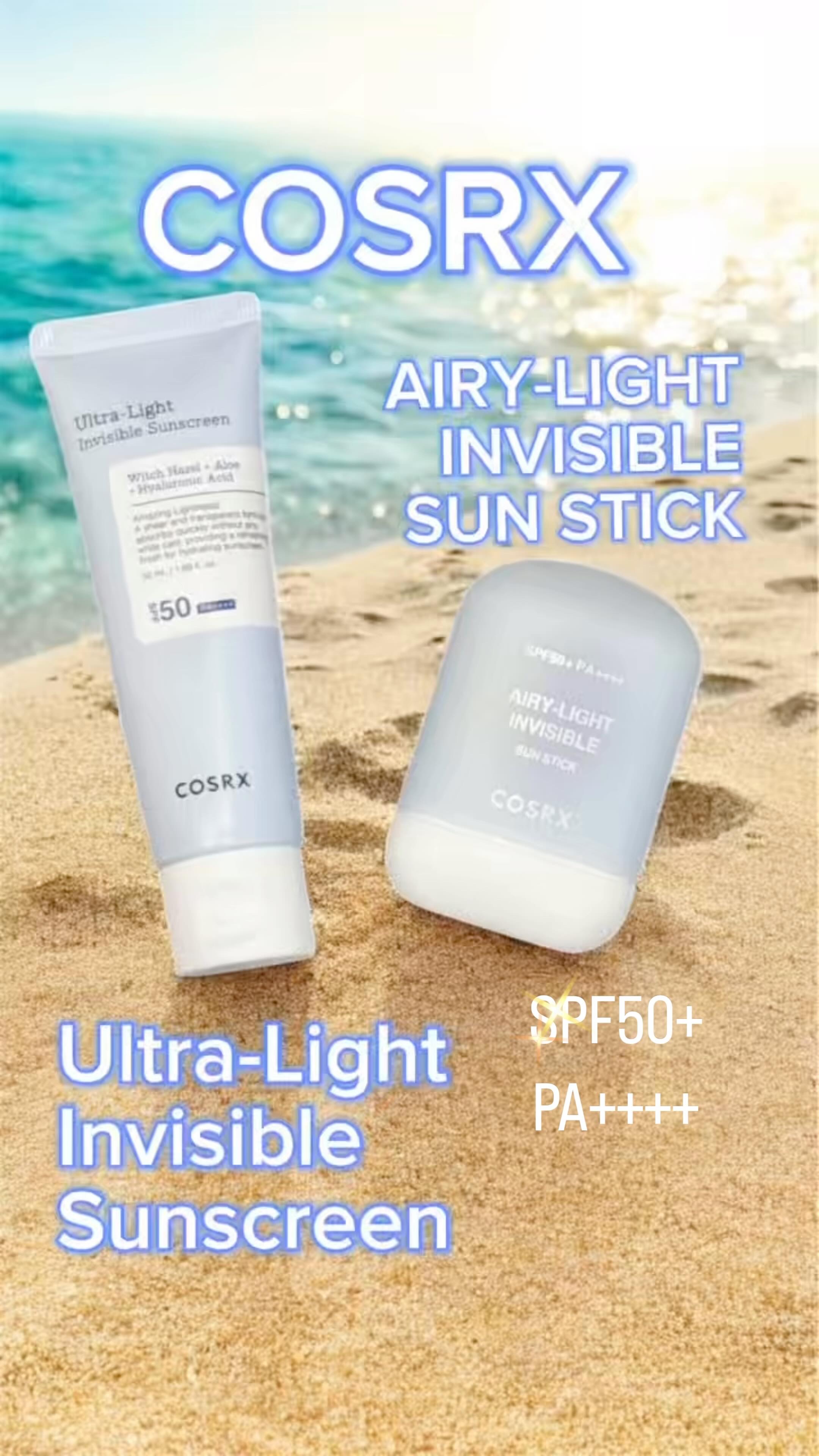エアリーライト 透明UVスティック/COSRX/日焼け止めスティックの人気ショート動画