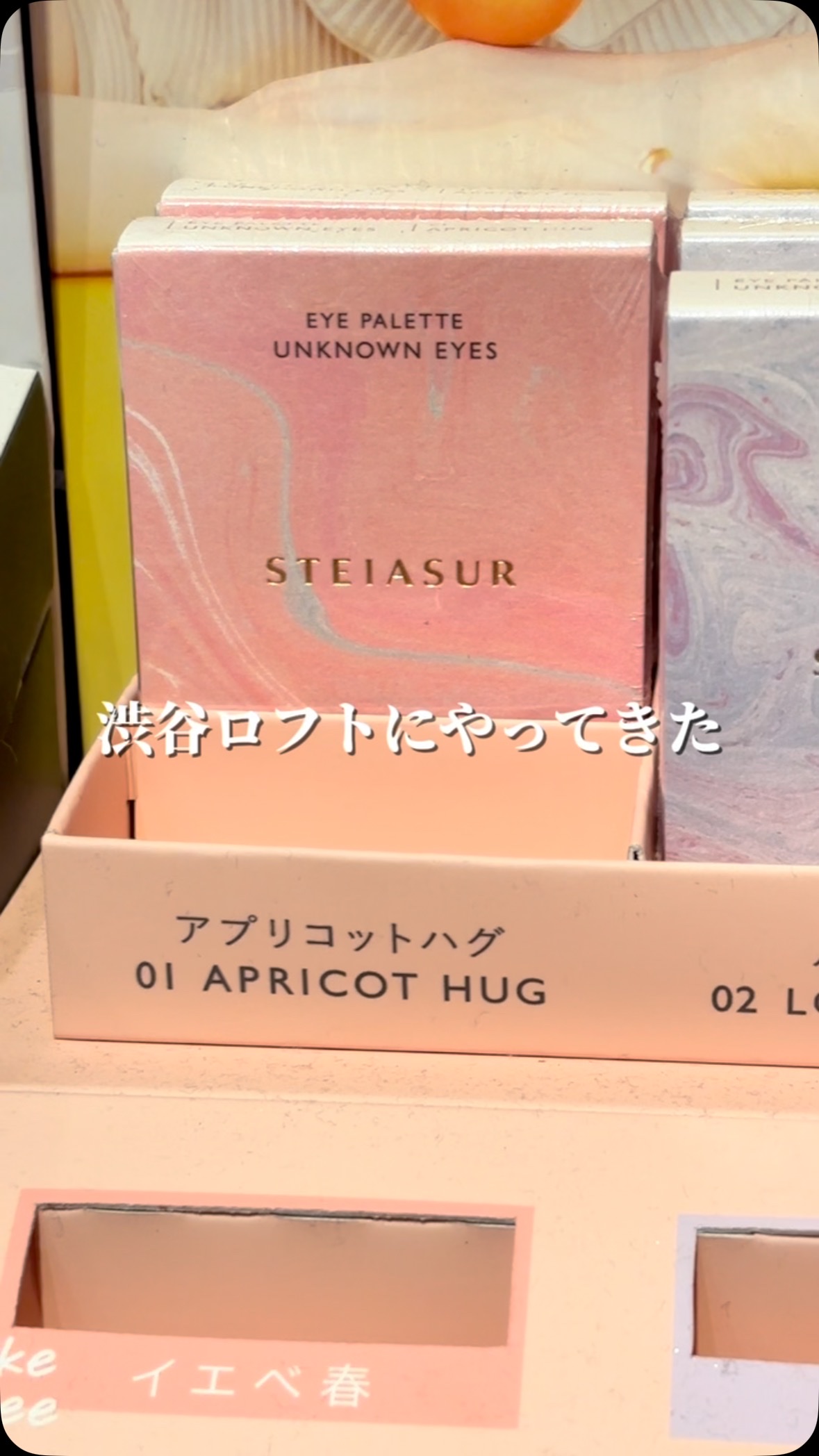 アンノウンアイズ/STEIASUR（ステイアシュール）/アイシャドウパレットの人気ショート動画