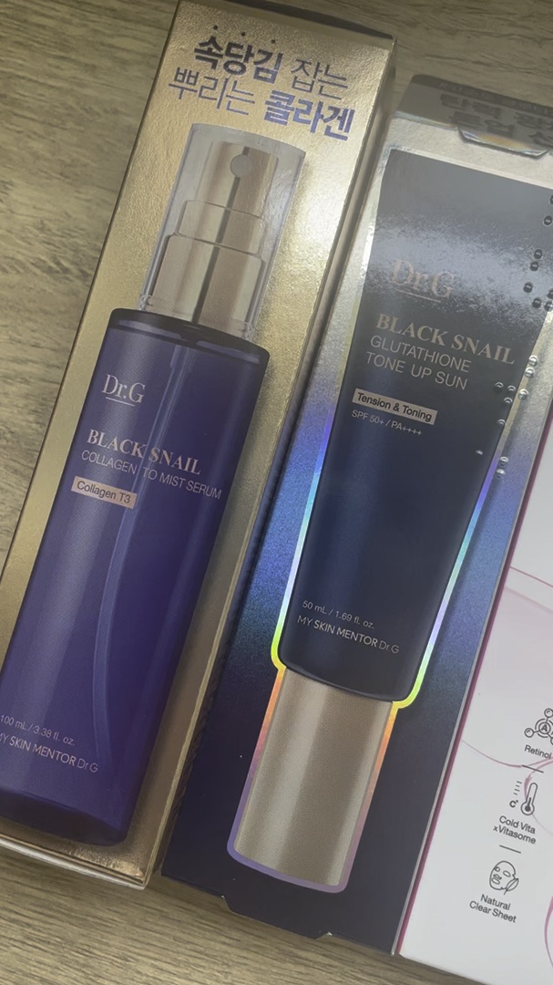 ドクタージー ブラックスネイル コラーゲンミスト/Dr.G/ミスト状化粧水の人気ショート動画