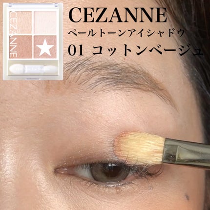 ペールトーンアイシャドウ/CEZANNE/アイシャドウを使ったクチコミ(2枚目)