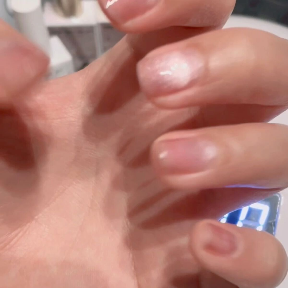 Milkyway&Cat's eye gel/ANNUUM/ジェルネイルを使ったクチコミ（2枚目）