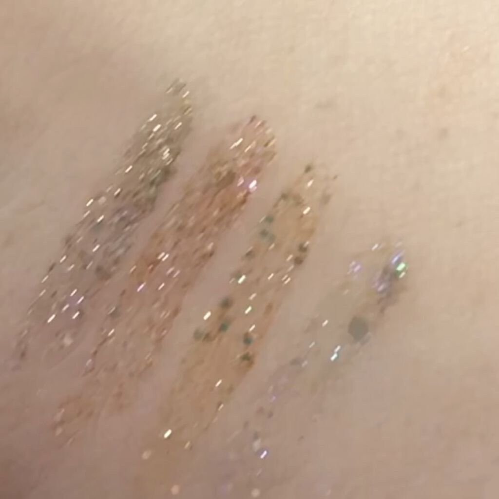 リキッド グリッター シャドウ/rom&nd/グリッターを使ったクチコミ（3枚目）