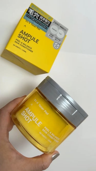 AMPULE SHOT ピール&バランス スキンコンディショナー トナーパッドのクチコミ「.
:
▪️BOTTLE WORKS▪️
AMPULE SHOT
PEEL&BALANCE S.....」（1枚目）