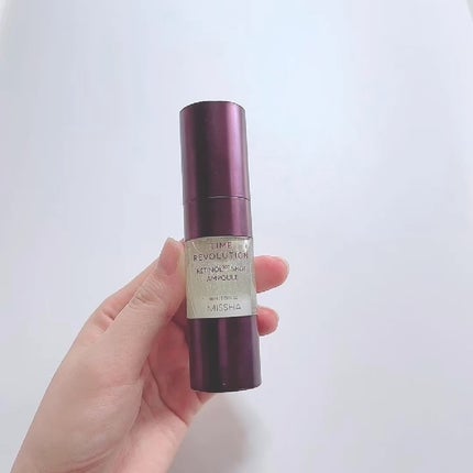 ミシャ タイムレボリューション レチ500ショット美容液/MISSHA/美容液を使ったクチコミ(4枚目)