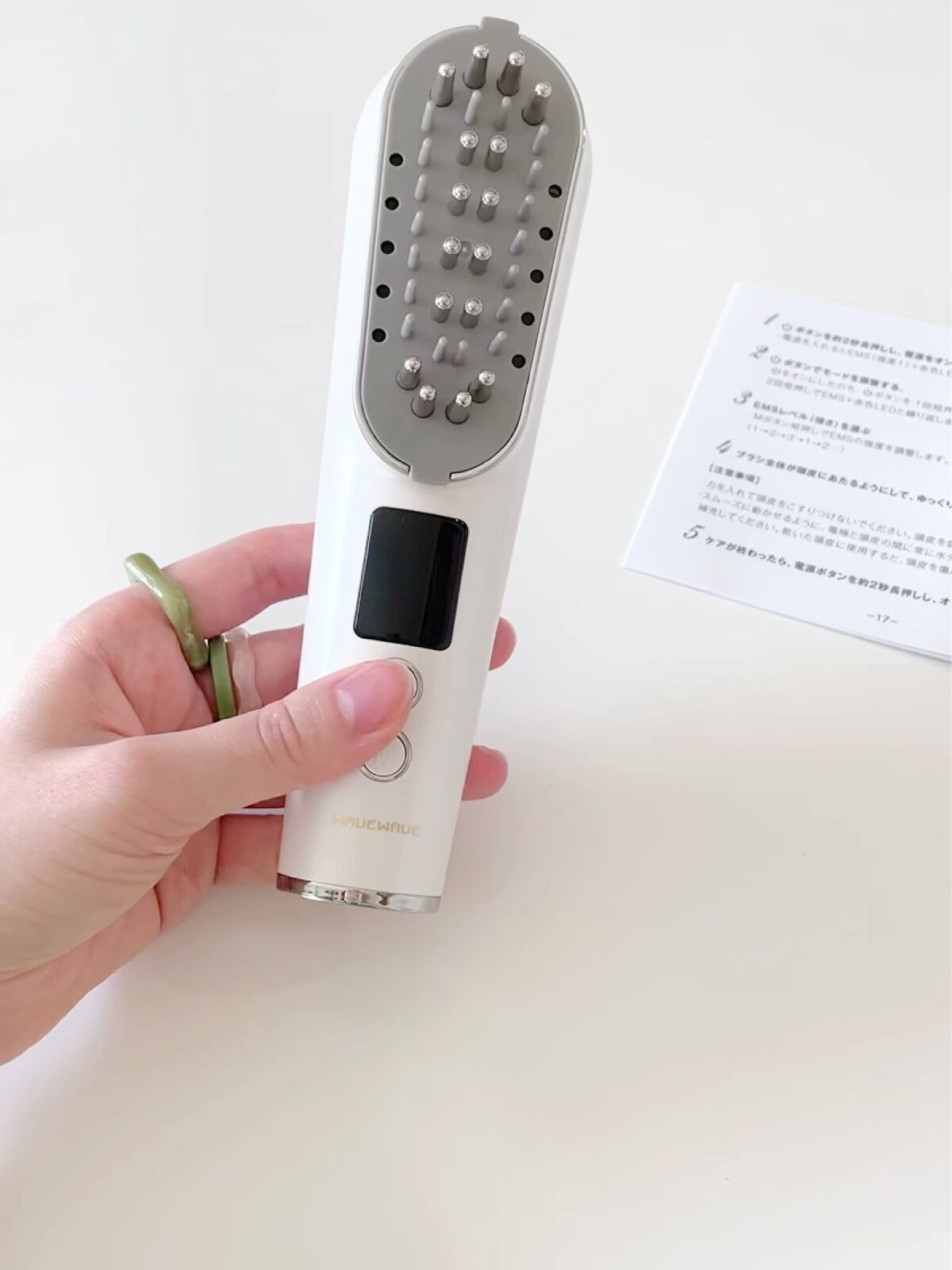 スカルプブラッシュプレミアム/WAVE WAVE/美顔器・マッサージを使ったクチコミ（2枚目）