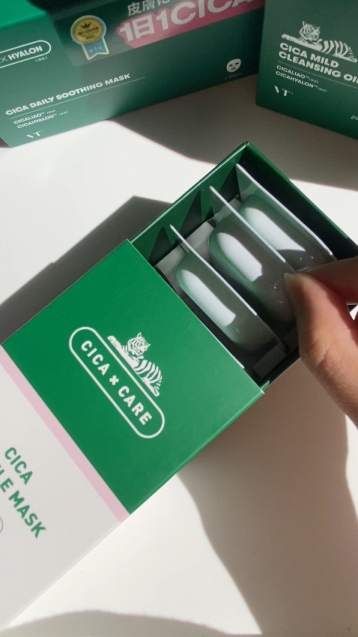 CICA カプセルマスク/VT/洗い流すパック・マスクを使ったクチコミ（1枚目）