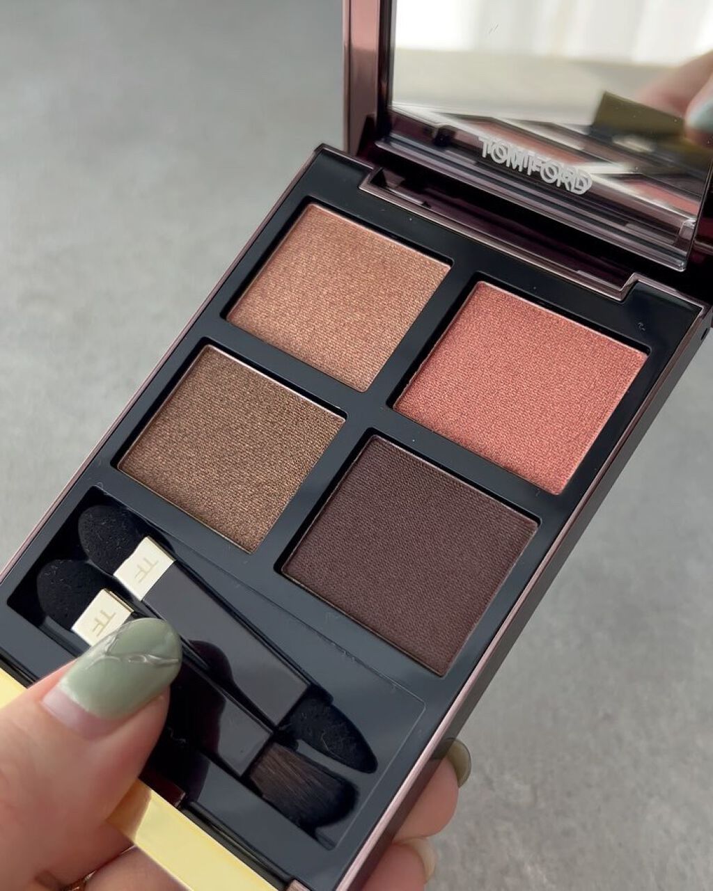 【新品・未開封】TOM FORD アイシャドウパレット　ブラックダイヤモンド 新色レビュー】ソレイユ アイ カラー クォード｜TOM FORD BEAUTY