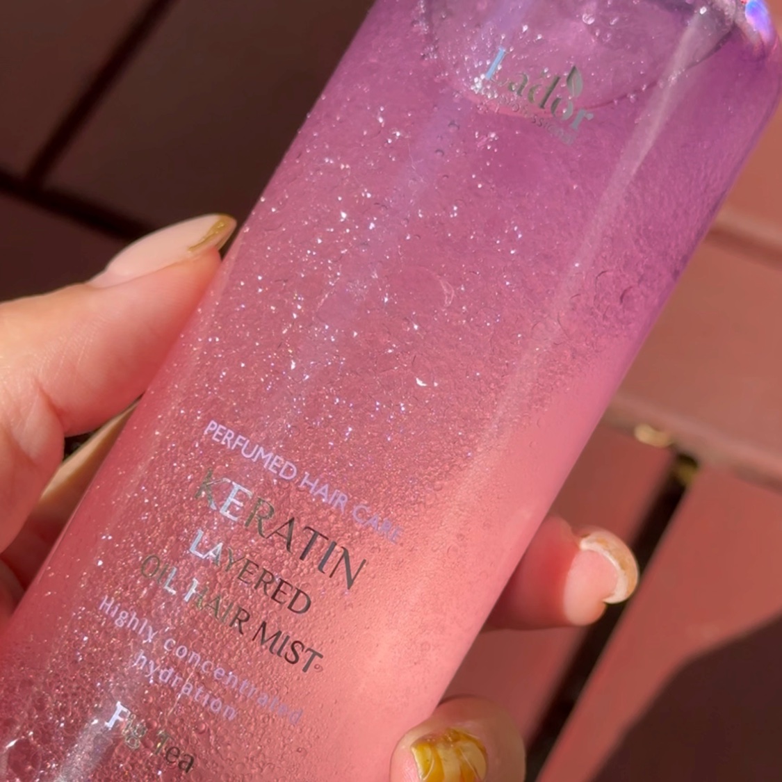 ケラチンレイヤードオイルミスト フィグティ/La'dor/ヘアミストの動画クチコミ3つ目