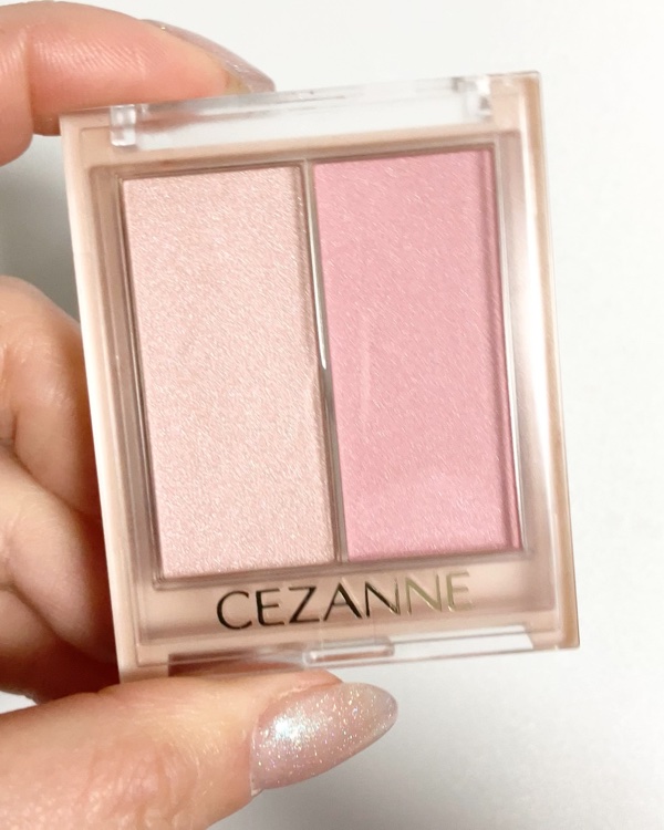 フェイスグロウカラー/CEZANNE/クリームハイライトを使ったクチコミ（3枚目）