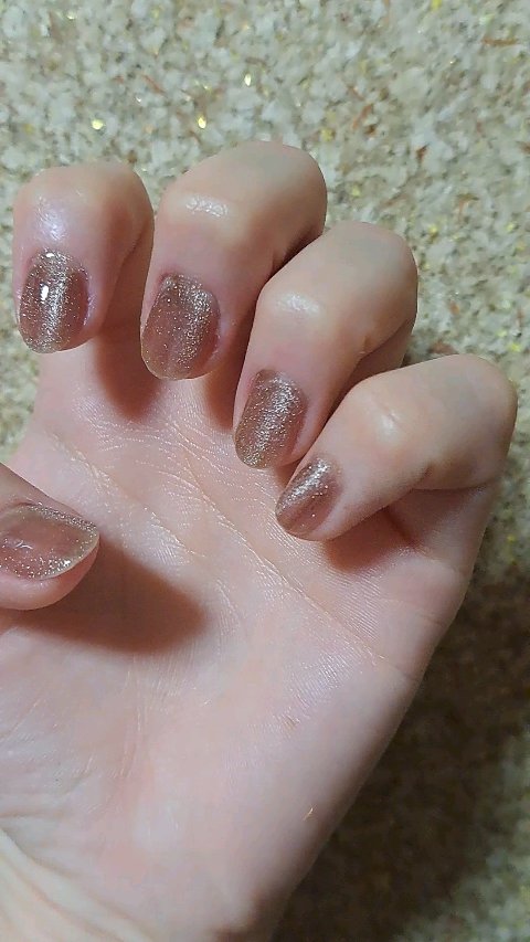 マグネットスティックネイルジェル/3COINS/ジェルネイルを使ったクチコミ（2枚目）