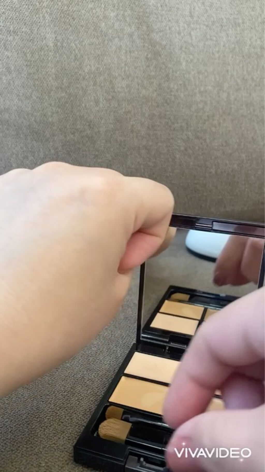 トーンパーフェクティング パレット 02 ナチュラルベージュ/DECORTÉ/パレットコンシーラーを使ったクチコミ（3枚目）