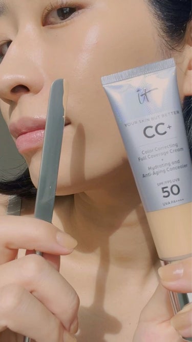 CC +クリーム with SPF50+/IT Cosmetics/CCクリームを使ったクチコミ（2枚目）