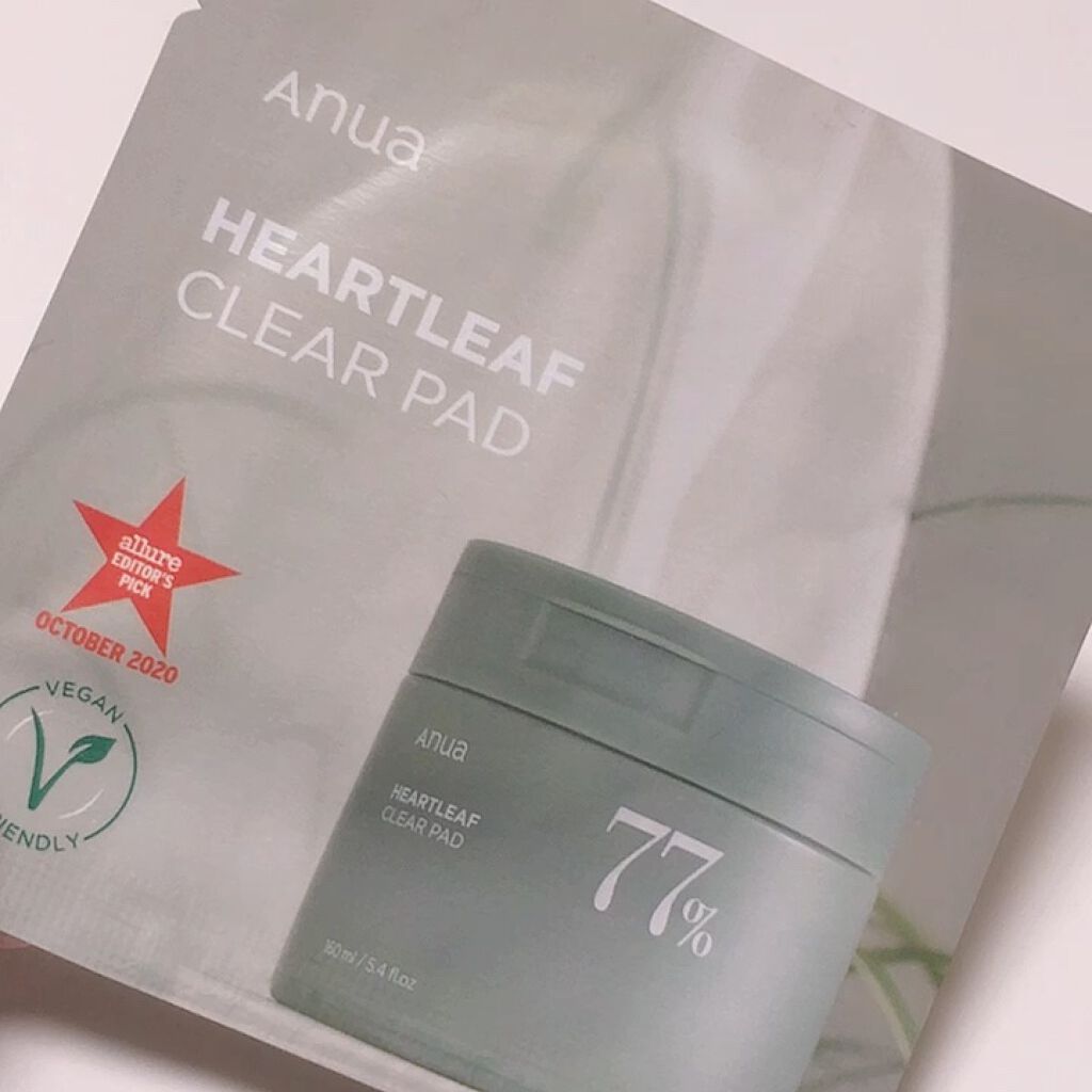 ドクダミ77%クリアパッド/Anua/トナーパッドの動画クチコミ1つ目