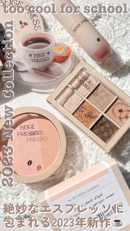 ベージュプレッソシャドウパレット/too cool for school/アイシャドウパレットの人気ショート動画