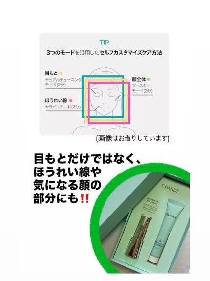 NMNプラスリフトアイクリーム/CHARDE/アイケア・アイクリームを使ったクチコミ(4枚目)