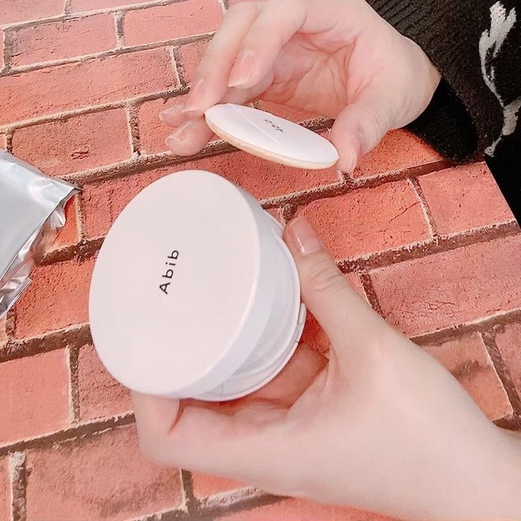 ハイドレーション クッション コンパクト スキン シールド/Abib /クッションファンデーションを使ったクチコミ（1枚目）