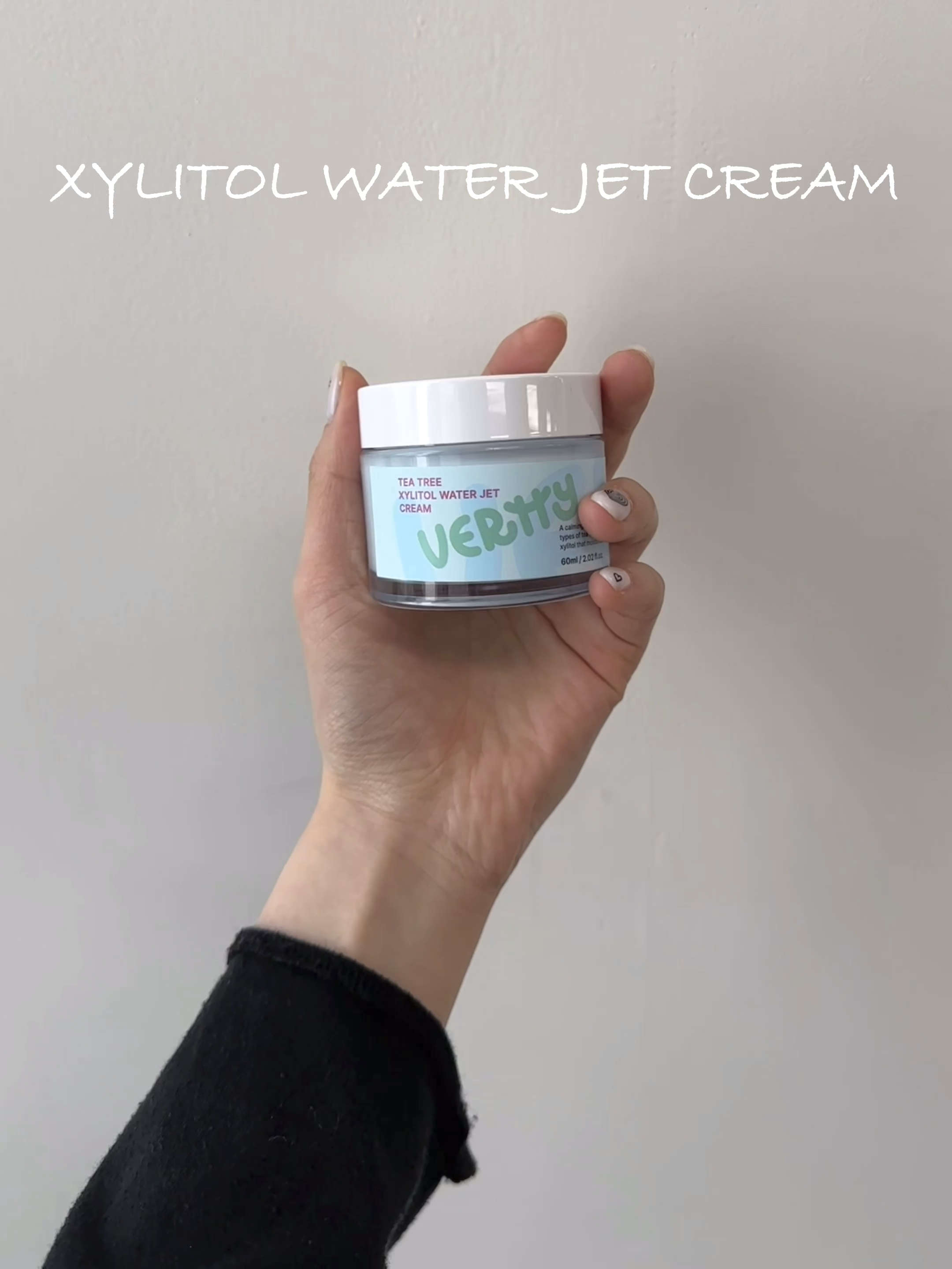 ティーツリーキシリトールウォータージェットクリーム/Vertty/フェイスクリームを使ったクチコミ（1枚目）