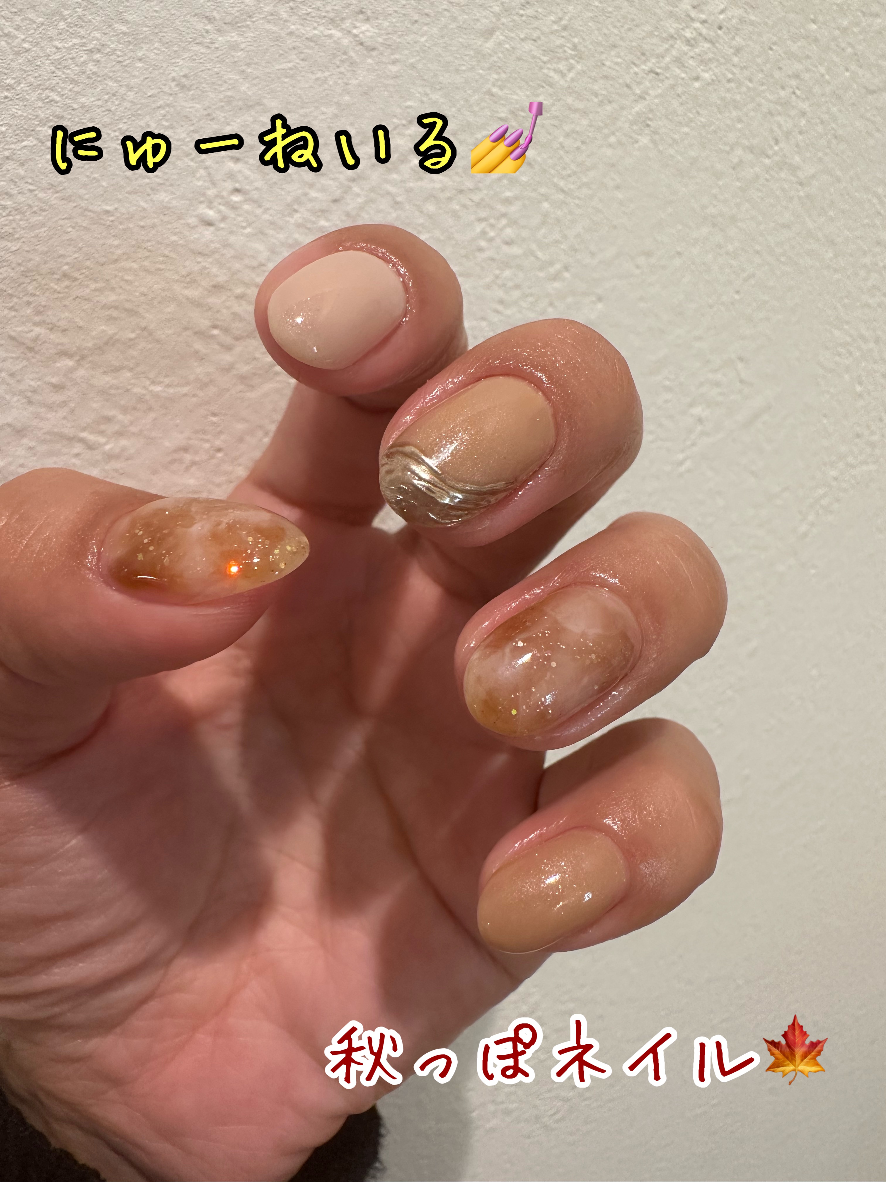 カラージェル/INITY/ジェルネイルを使ったクチコミ（1枚目）