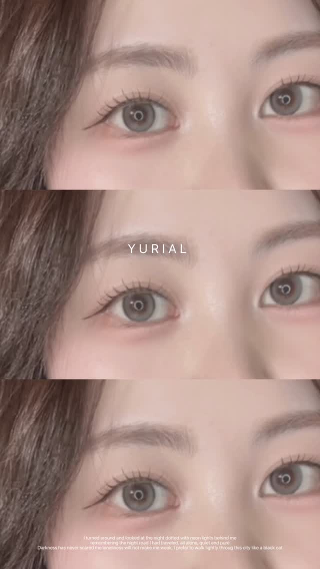 YURIAL 1DAY/URIA/ワンデー（１DAY）カラコンの動画クチコミ1つ目
