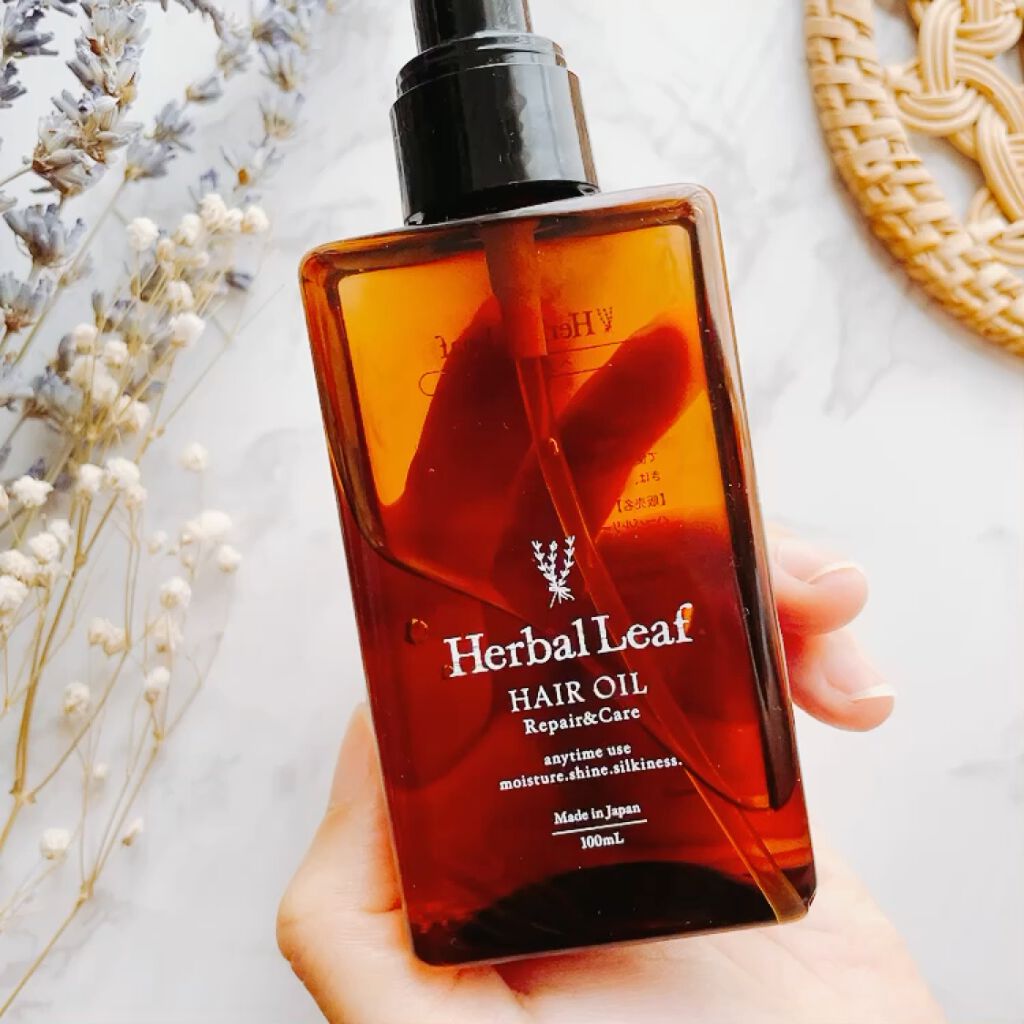 オーガニックヘアオイル フレッシュティーの香り/ハーバルリーフ/ヘアオイルを使ったクチコミ（3枚目）