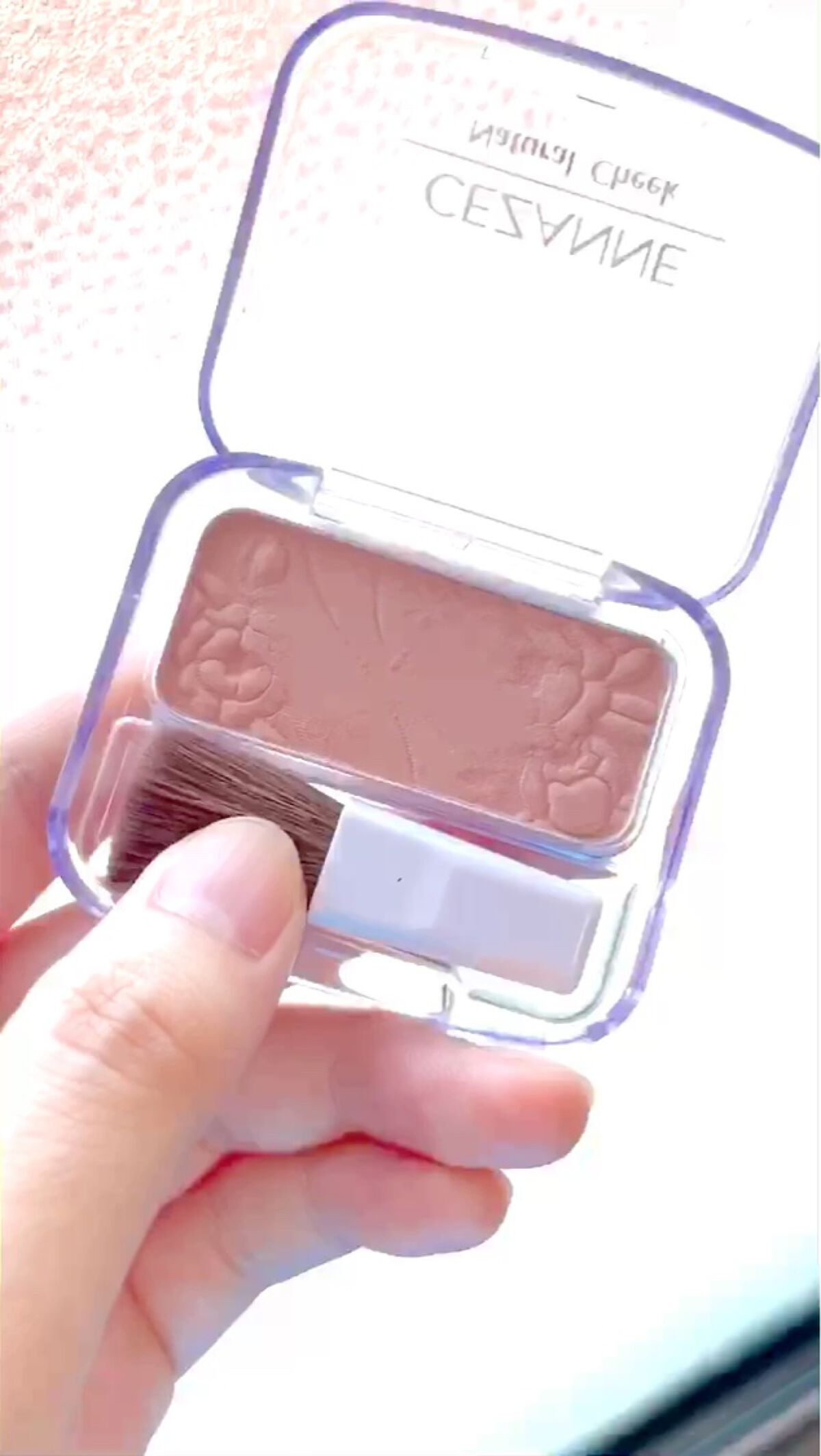 ナチュラル チークN/CEZANNE/パウダーチークを使ったクチコミ（2枚目）