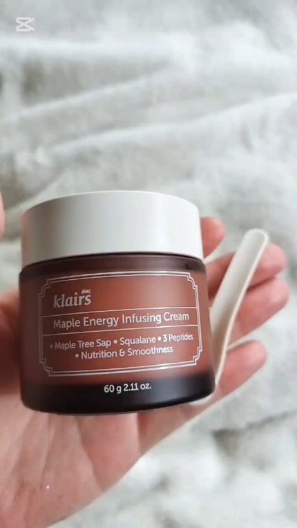メープルエナジーインフュージングクリーム/Klairs/フェイスクリームの人気ショート動画