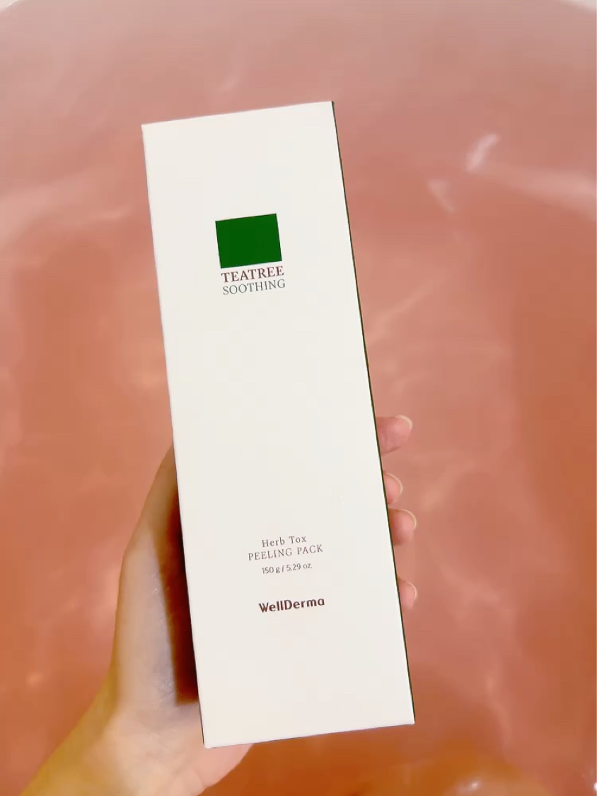 ティーツリーハーブピーリングパック/WellDerma/洗い流すパック・マスクを使ったクチコミ（3枚目）