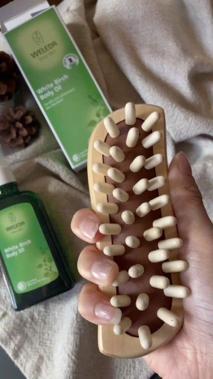 ボディシェイプブラシ/WELEDA/ボディグッズの人気ショート動画