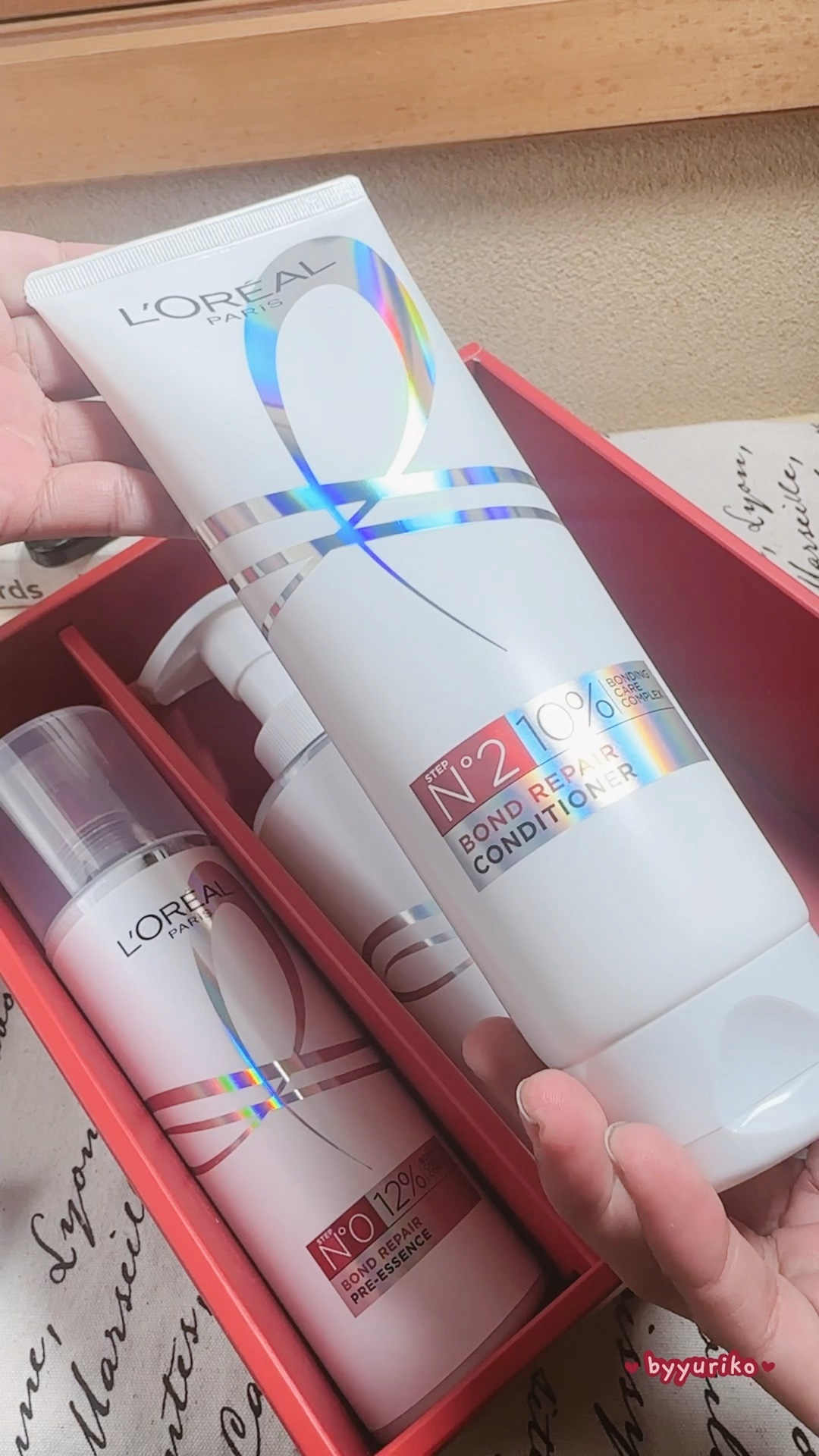 ロレアル パリ ボンド リペア シャンプー／コンディショナー/ロレアル パリ/市販シャンプーを使ったクチコミ（1枚目）