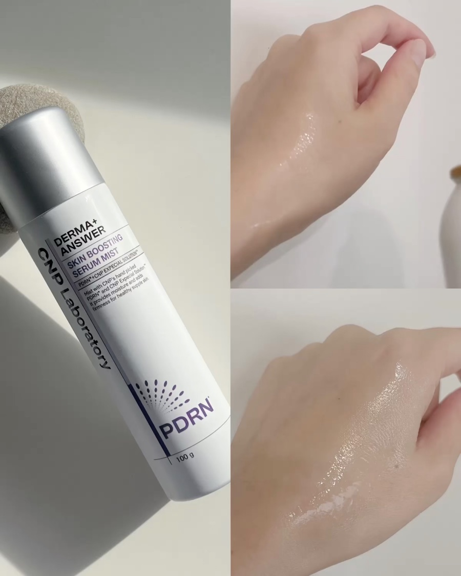 CNP ダーマアンサー スキン ブースティング セラム ミスト/CNP Laboratory/ミスト状化粧水を使ったクチコミ（2枚目）
