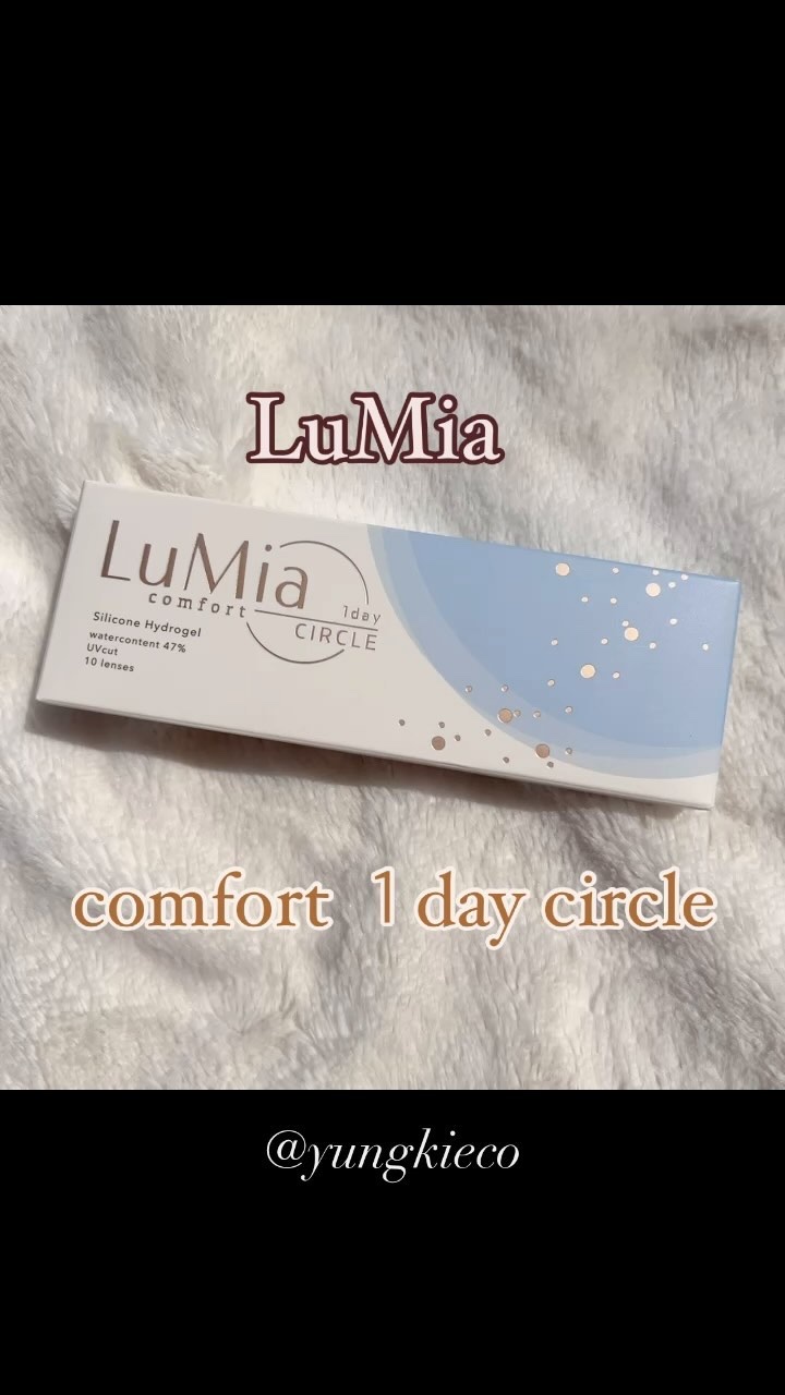 LuMia comfort 1day CIRCLE/LuMia/ワンデー（１DAY）カラコンの動画クチコミ2つ目