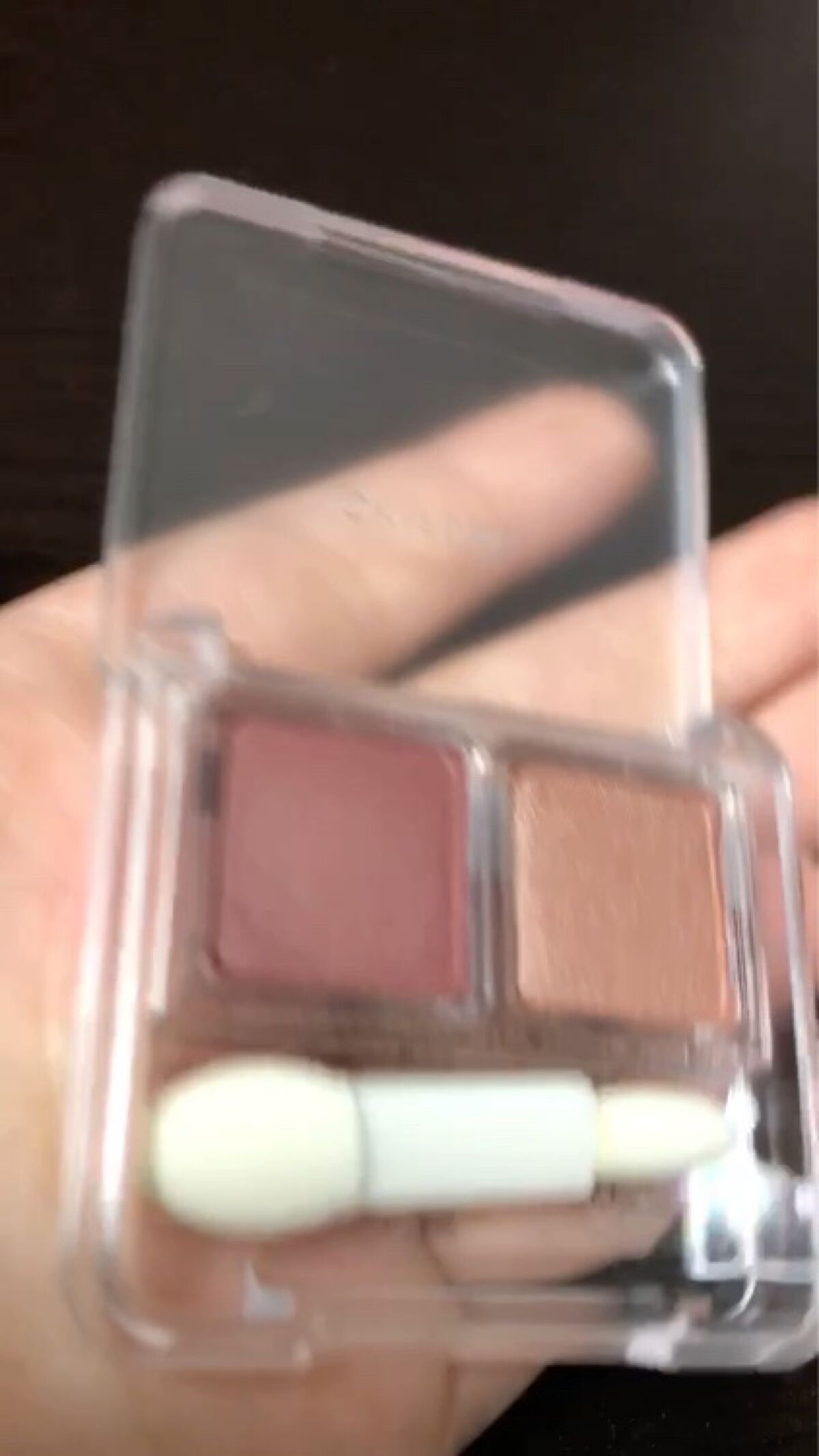 ツイン カラー アイシャドウ/ちふれ/アイシャドウパレットを使ったクチコミ（3枚目）