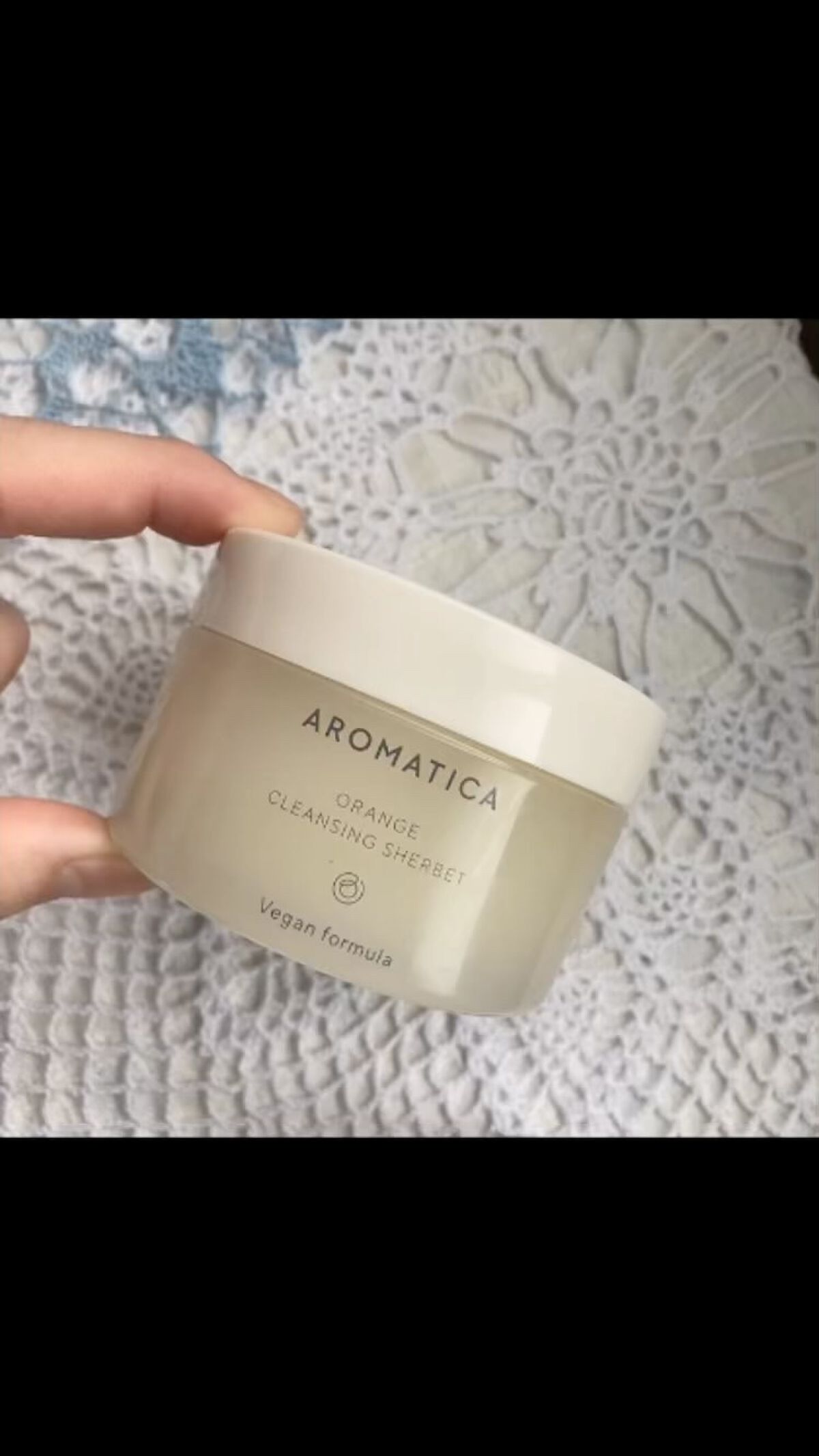 オレンジクレンジングシャーベット/AROMATICA/クレンジングバームの人気ショート動画