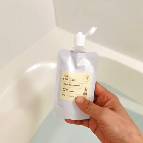レグラージュ No.52 ルンルン・トリップバスオイル フィンランドフォレスト/REGLAGE/入浴剤を使ったクチコミ（3枚目）