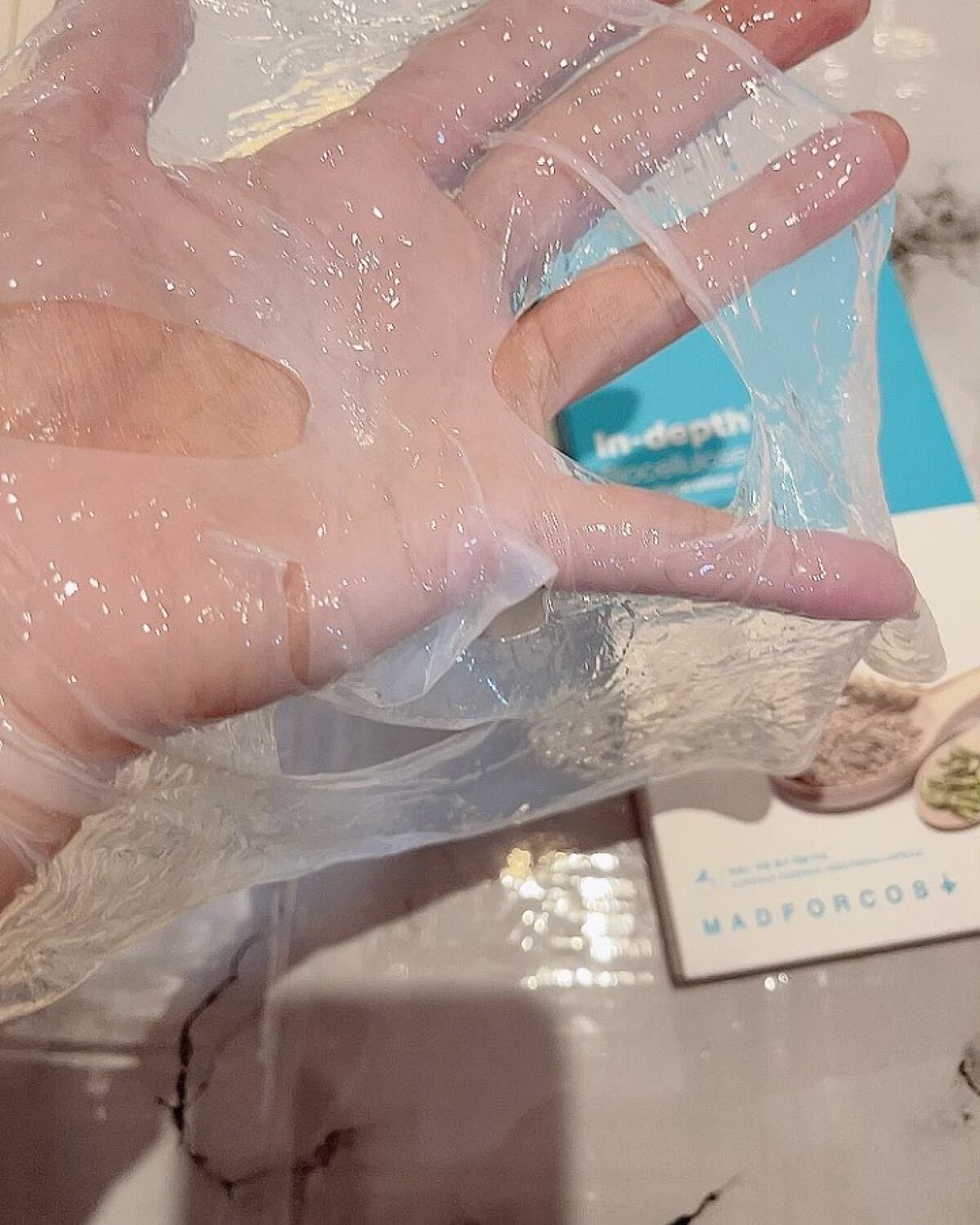 インデップス™モイスチャーバイオセルロースマスク/MADFORCOS/シートマスク・パックを使ったクチコミ（3枚目）