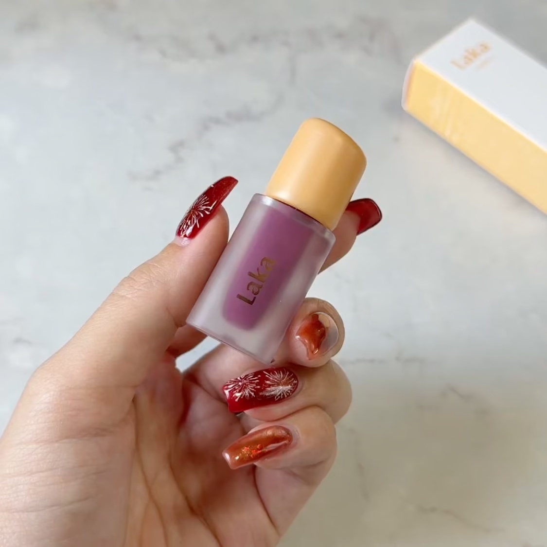 フルーティーグラムティント/Laka/リップティントを使ったクチコミ（3枚目）