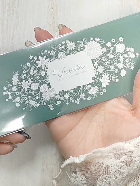 貼って固めるジェルネイルシール/Ururila/ネイルシールを使ったクチコミ（2枚目）