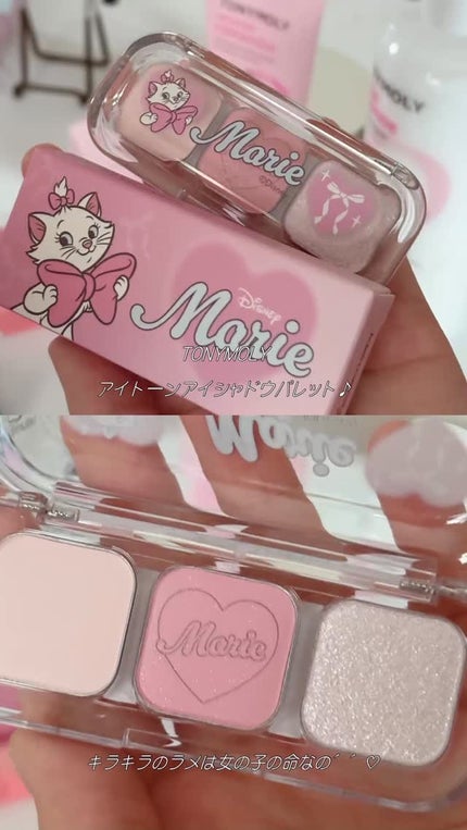 アイトーンアイシャドウパレット(マリーエディション)/TONYMOLY/アイシャドウパレットの人気ショート動画