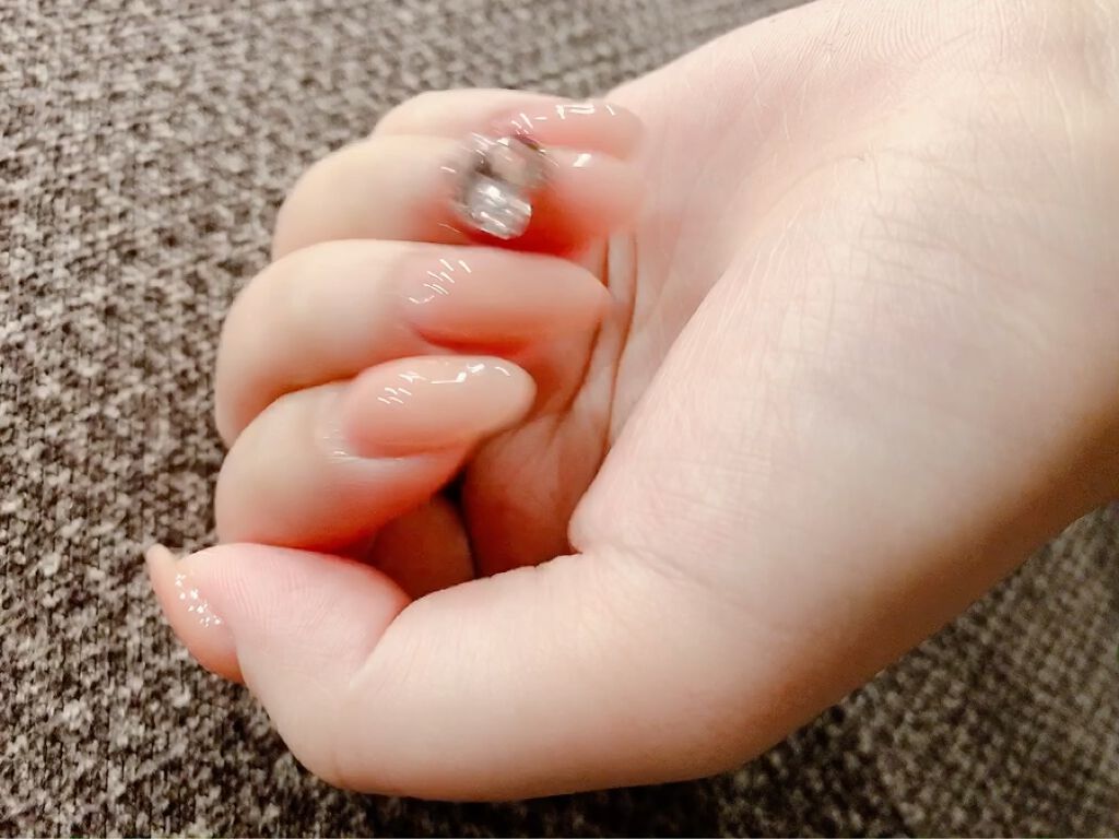 ノンワイプクリア　キャンジェル(トップコート)/プリジェル/ジェルネイルを使ったクチコミ（1枚目）