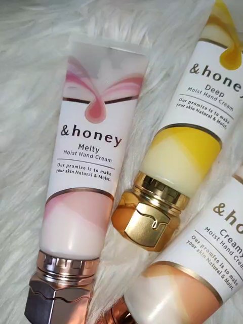 アンドハニー　メルティモイスト ハンドクリーム/&honey/ハンドクリームを使ったクチコミ（2枚目）