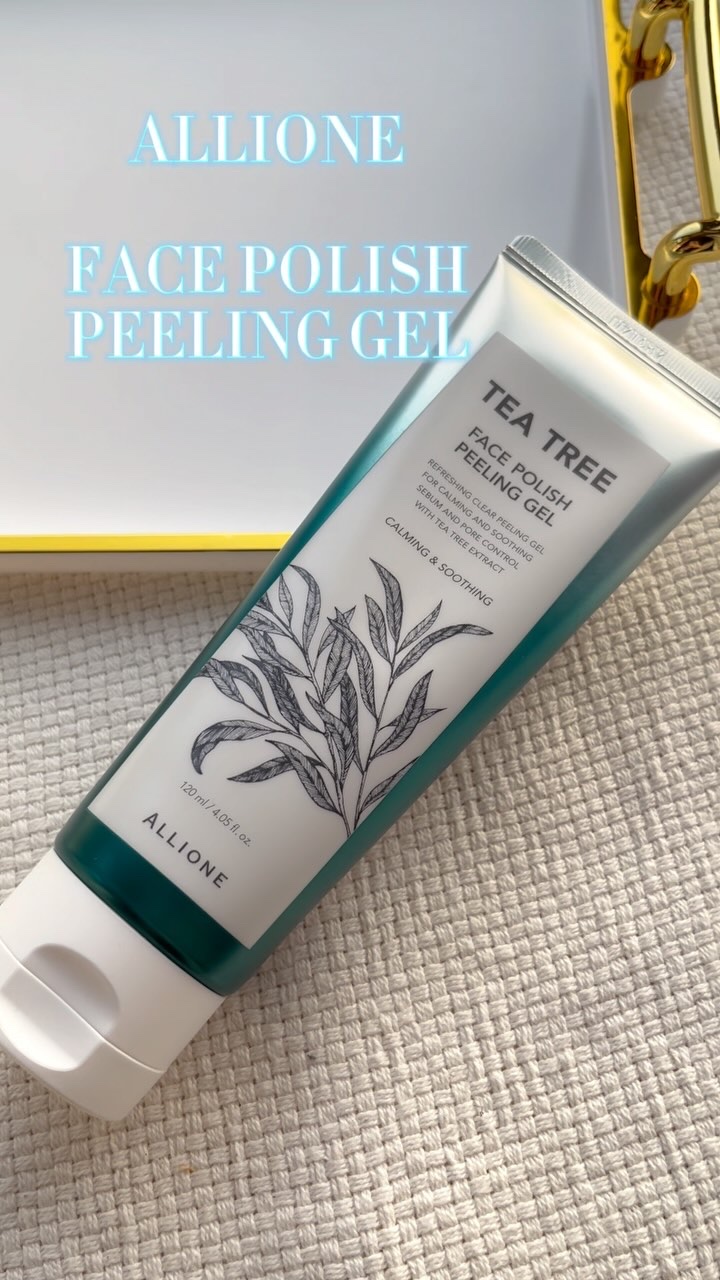 フェイスポリッシュピーリングジェル ティーツリー/ALLIONE/その他洗顔料を使ったクチコミ（1枚目）