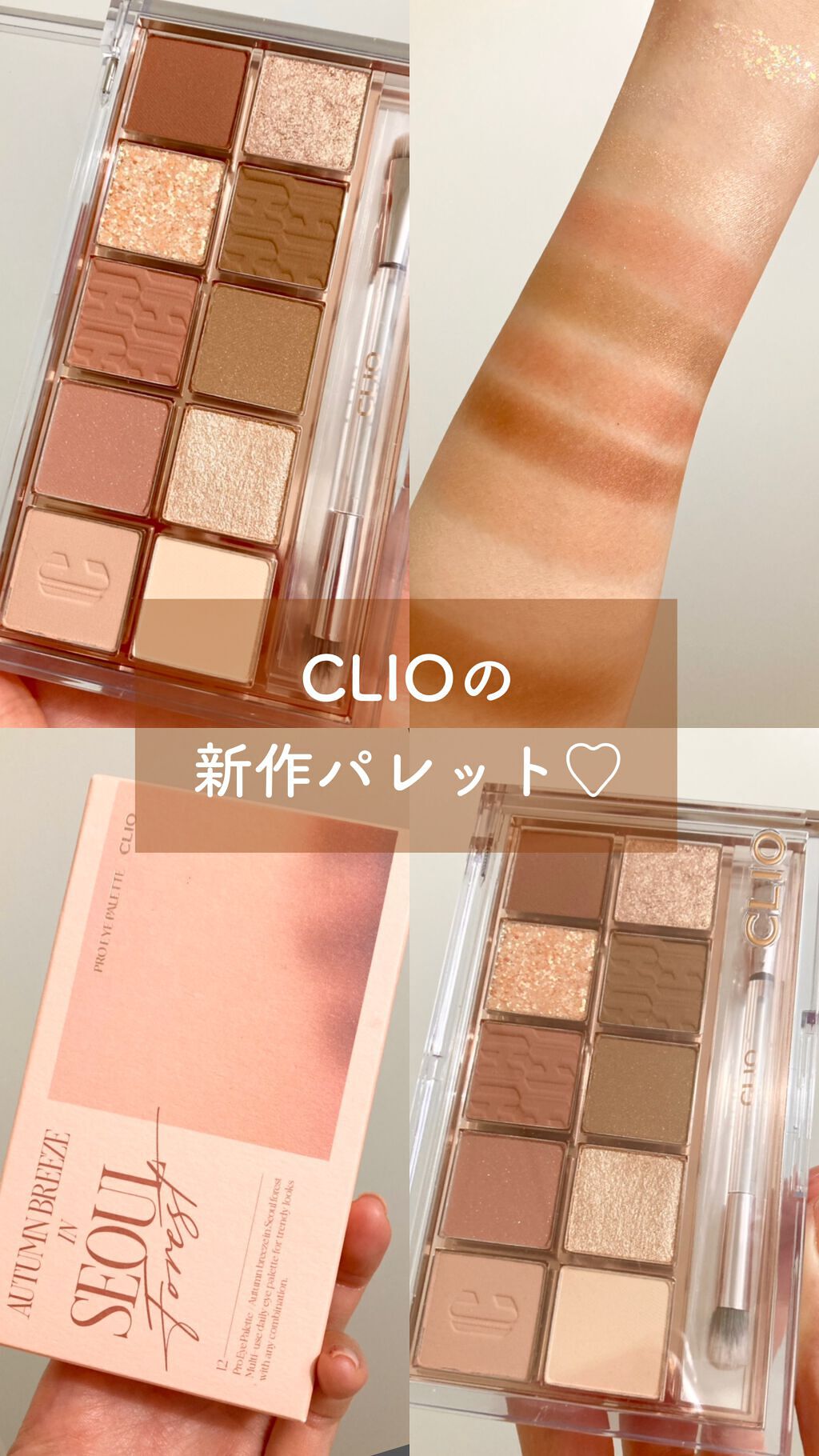 プロ アイ パレット/CLIO/アイシャドウパレットを使ったクチコミ（1枚目）