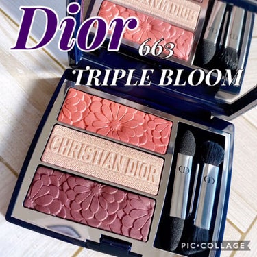 トリオ ブリック パレット＜ピュア グロウ＞/Dior/パウダーアイシャドウを使ったクチコミ（6枚目）