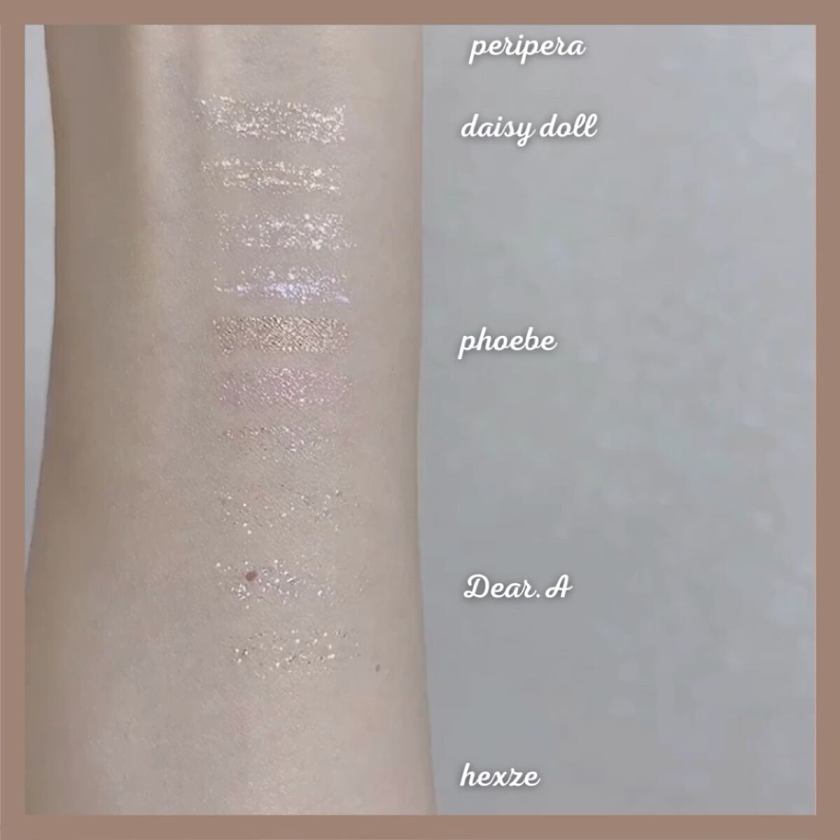 星タイプリキッドアイシャドウ/HEXZE（ヘックスゼ）/リキッドアイシャドウの動画クチコミ5つ目