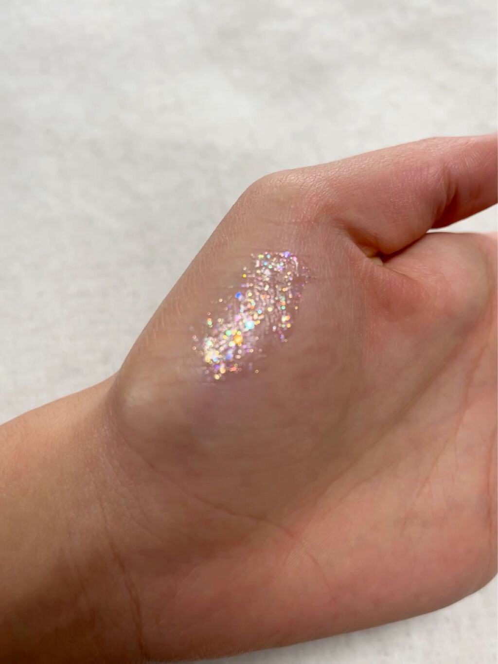 シュガー トゥインクル リキッド グリッター/PERIPERA/グリッターを使ったクチコミ（2枚目）