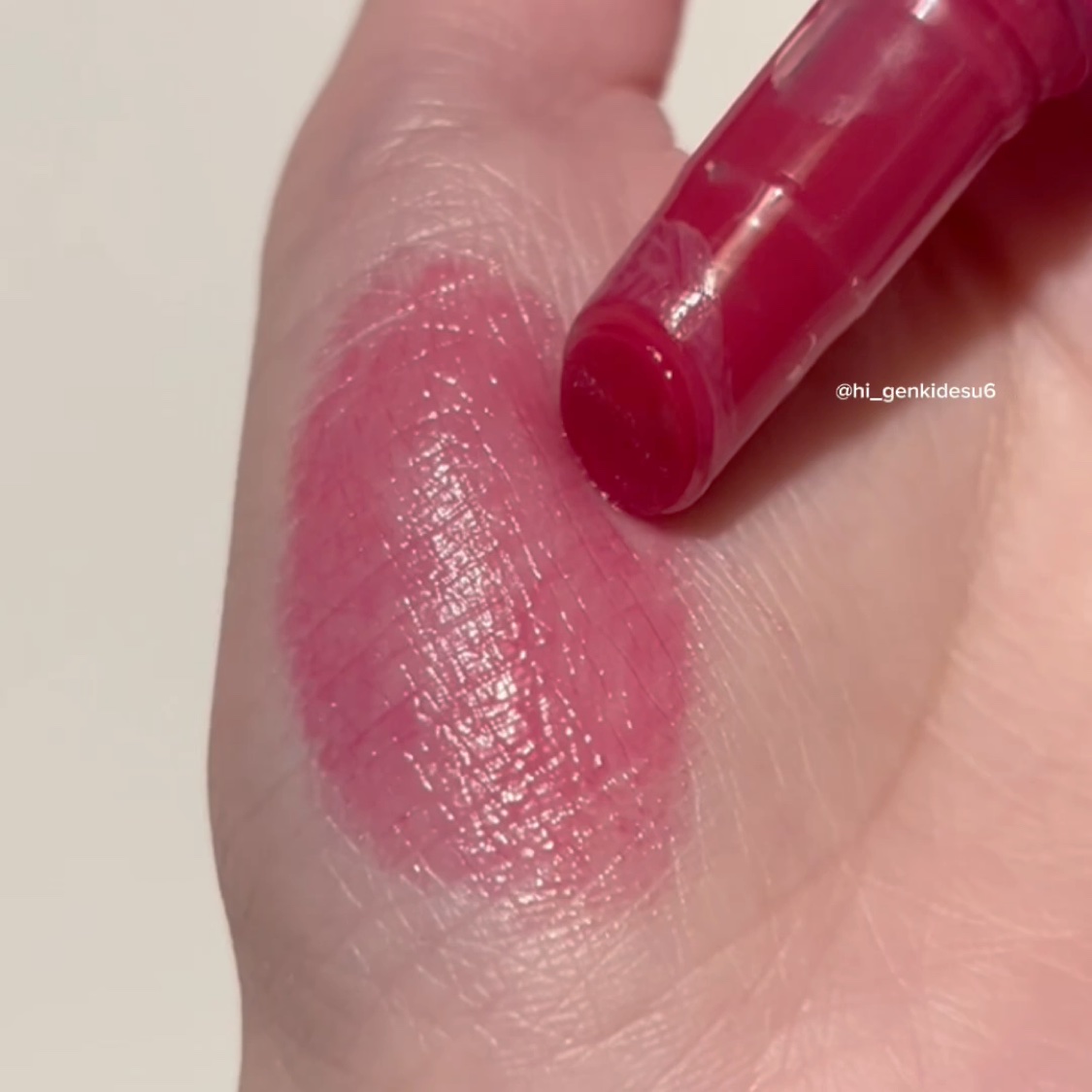 Lシロップグロッシーバーム/ETUDE/口紅の動画クチコミ3つ目