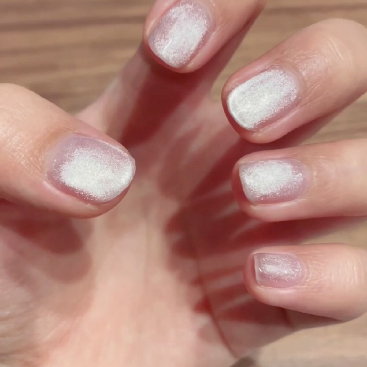 Milkyway&Cat's eye gel/ANNUUM/ジェルネイルを使ったクチコミ（2枚目）