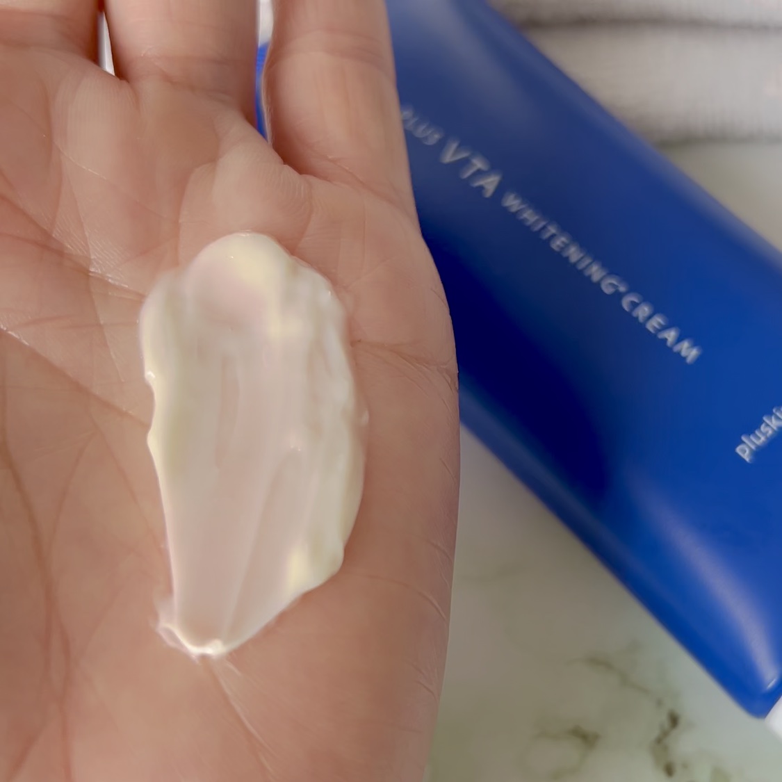 プラスキレイ プラスVTAホワイトニングクリーム/プラスキレイ/フェイスクリームの動画クチコミ1つ目