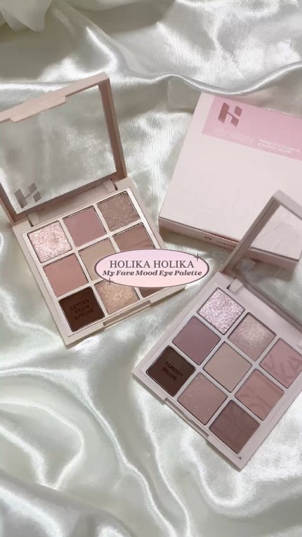マイフェイブムードアイパレット 9カラー/HOLIKA HOLIKA/アイシャドウパレットの人気ショート動画