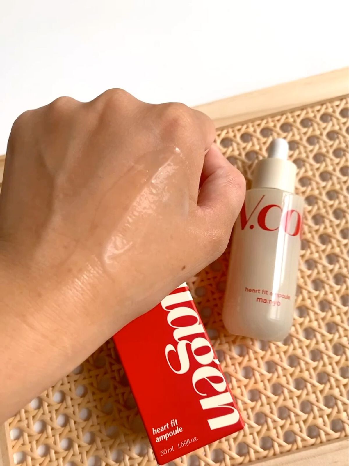 Vコラーゲン ハートフィットアンプル/manyo/美容液を使ったクチコミ（2枚目）